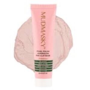 Pearl Polish Superglow Pink Clay Mask: Mask-to-Scrub, Polish Away Blackheads